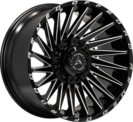 ARMED OFF-ROAD MILITIA 125.1 20x9 8x165.1|8x170 12 GLOSS BLACK MILLED