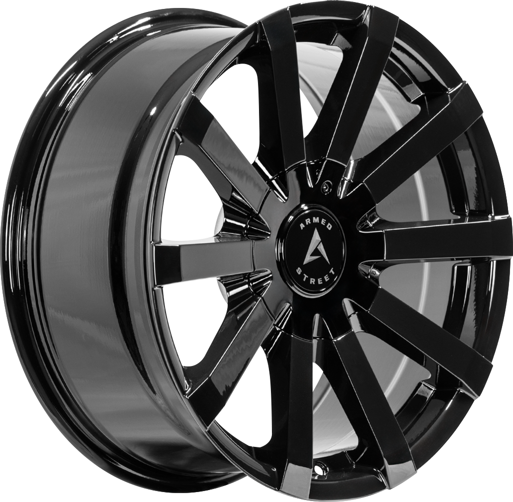 ARMED STREET OUTLAW 87.1 18x8 Blank 20 GLOSS BLACK