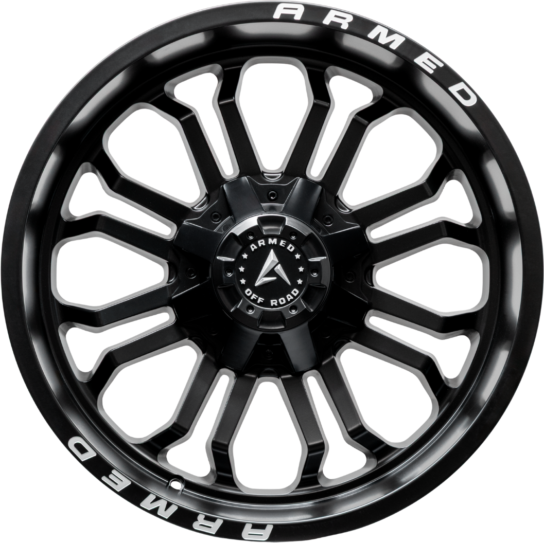 ARMED OFF-ROAD CANNON 125.1 20x9 8x165.1|Blank 0 MATTE BLACK + ARMED