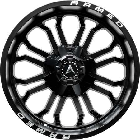 ARMED OFF-ROAD CANNON 125.1 20x9 8x165.1|Blank 0 MATTE BLACK + ARMED