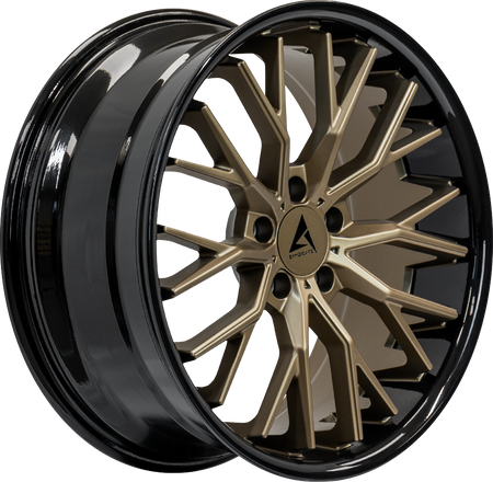 ARMED SYNDICATE SHANK 74.1 19x9.5 5x108|5x110 40 MATTE BRONZE FACE + GLOSS BLACK LIP