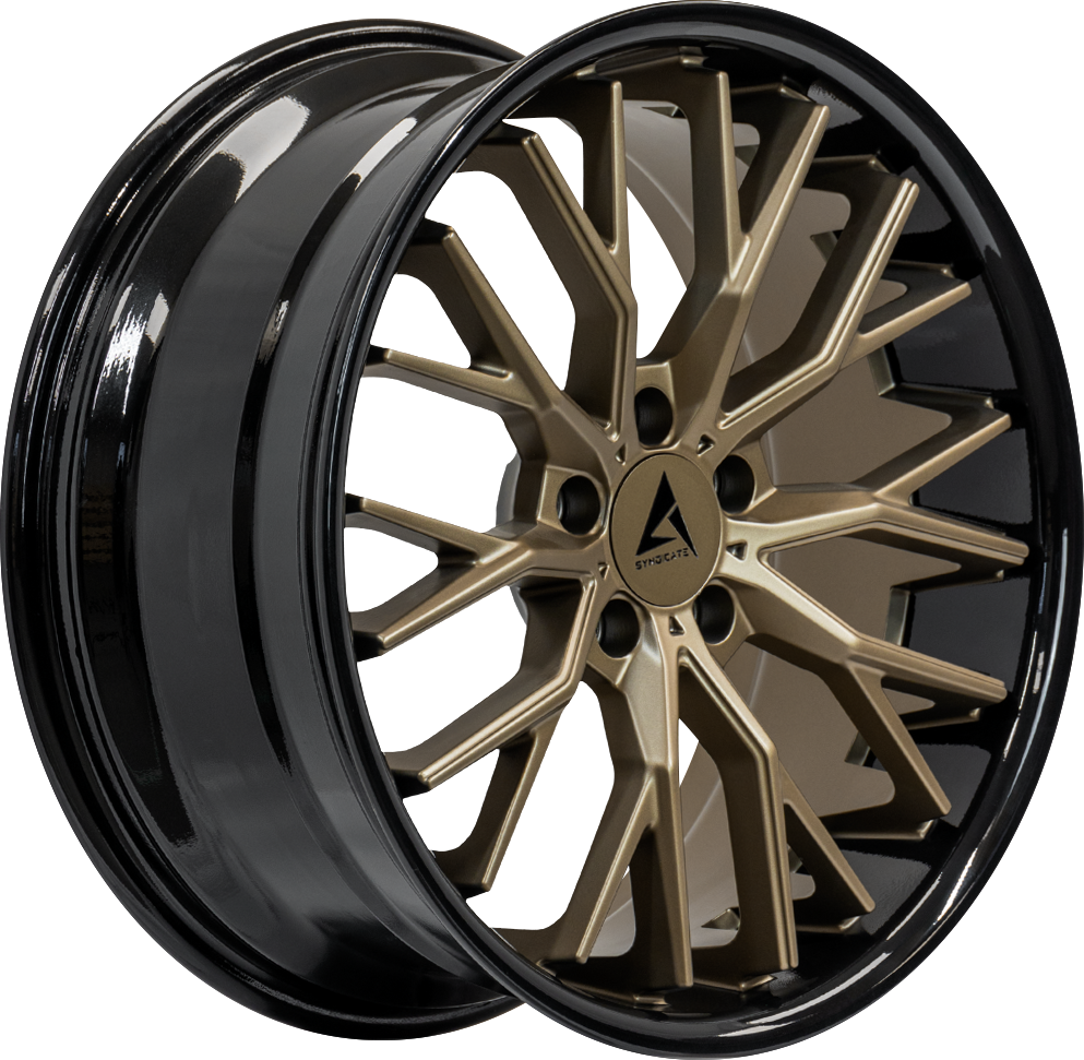 ARMED SYNDICATE SHANK 74.1 20x10.5 5x112|5x114.3 45 MATTE BRONZE FACE + GLOSS BLACK LIP