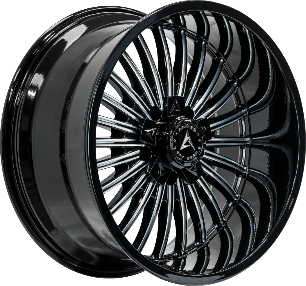 ARMED OFF-ROAD FORCE 78.1 20x9 5x127|5x139.7 12 GLOSS BLACK MILLED