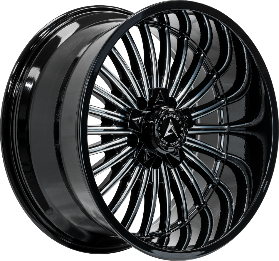 ARMED OFF-ROAD FORCE 78.1 20x9 5x127|5x139.7 12 GLOSS BLACK MILLED