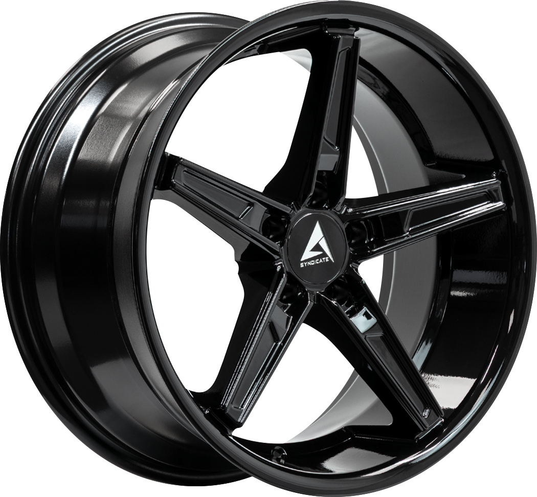 ARMED SYNDICATE DON 74.1 19x9.5 5x120 38 FULL GLOSS BLACK