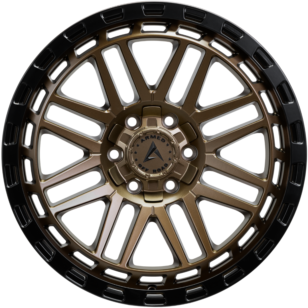ARMED OFF-ROAD TANK 108.1 20x9 6x135|6x139.7 0 MATTE BLACK + BRONZE FACE