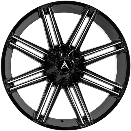 ARMED OFF-ROAD CHOPPER 125.1 20x10 8x165.1|8x180 -18 GLOSS BLACK MACHINED