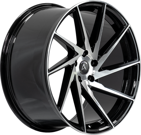 ARMED STREET 9MM 74.1 20x10 5x112|5x114.3 40 GLOSS BLACK MACHINED FACE