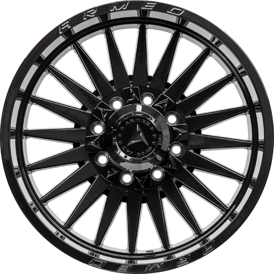 ARMED OFF-ROAD HOSTILE 125.1 20x9 8x165.1|8x170 12 FULL GLOSS BLACK