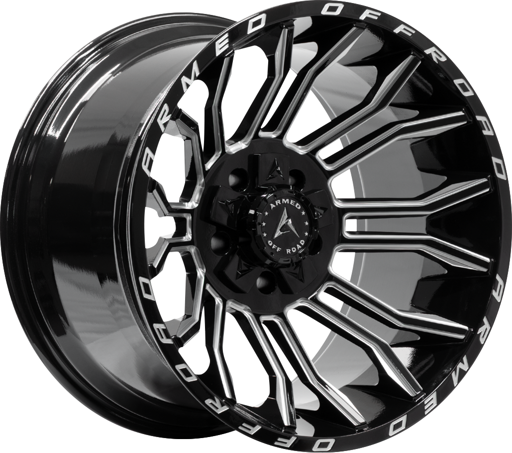 ARMED OFF-ROAD HAVOC 110.1 22x10 5x139.7|5x150 0 GLOSS BLACK MILLED