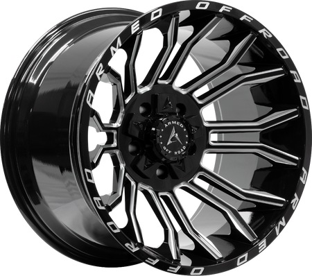 ARMED OFF-ROAD HAVOC 110.1 20x10 5x139.7|5x150 -18 GLOSS BLACK MILLED