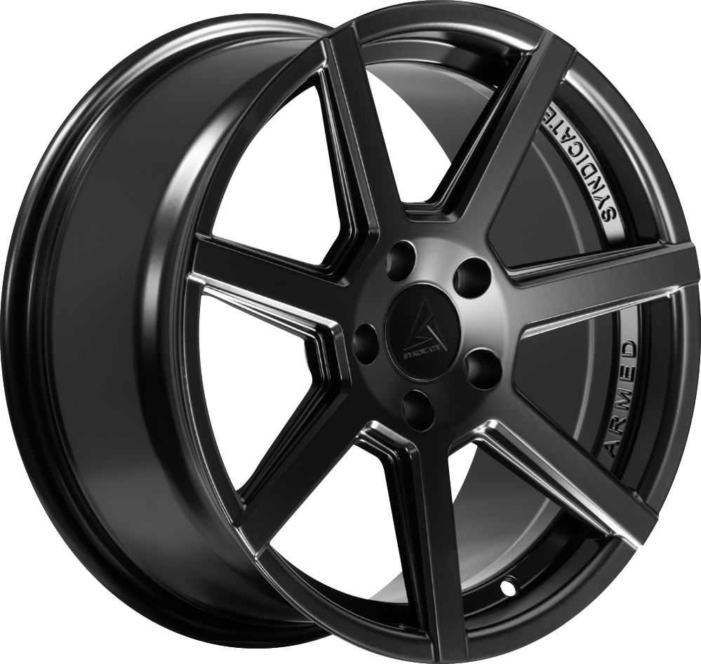 ARMED SYNDICATE ASSASSIN 74.1 19x8.5 5x127 30 MATTE BLACK