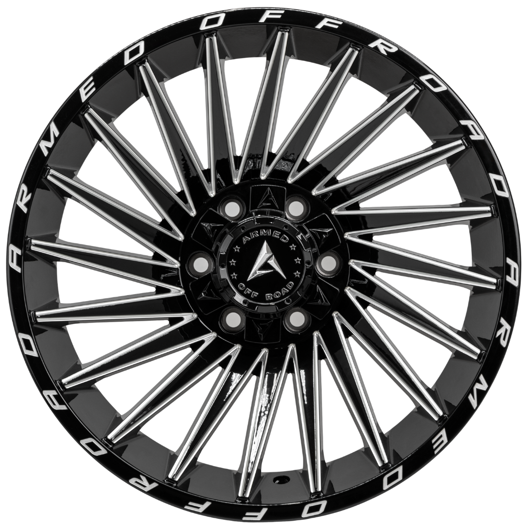 ARMED OFF-ROAD MILITIA 78.1 18x9 5x127|5x139.7 12 GLOSS BLACK MILLED