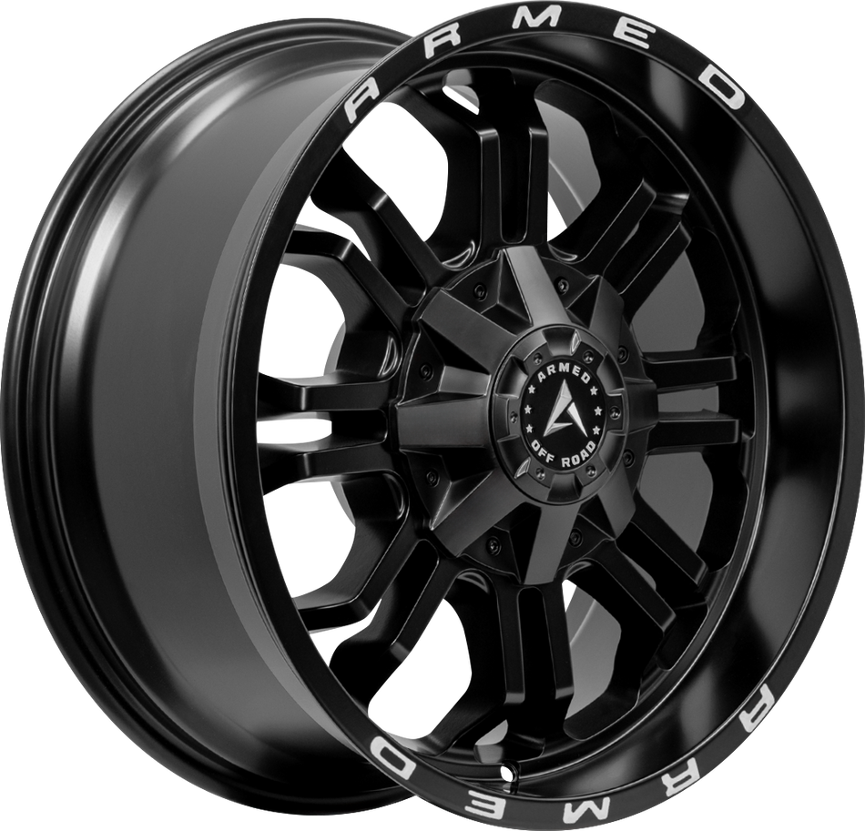 ARMED OFF-ROAD CANNON 87.1 20x9 Blank 0 MATTE BLACK + ARMED