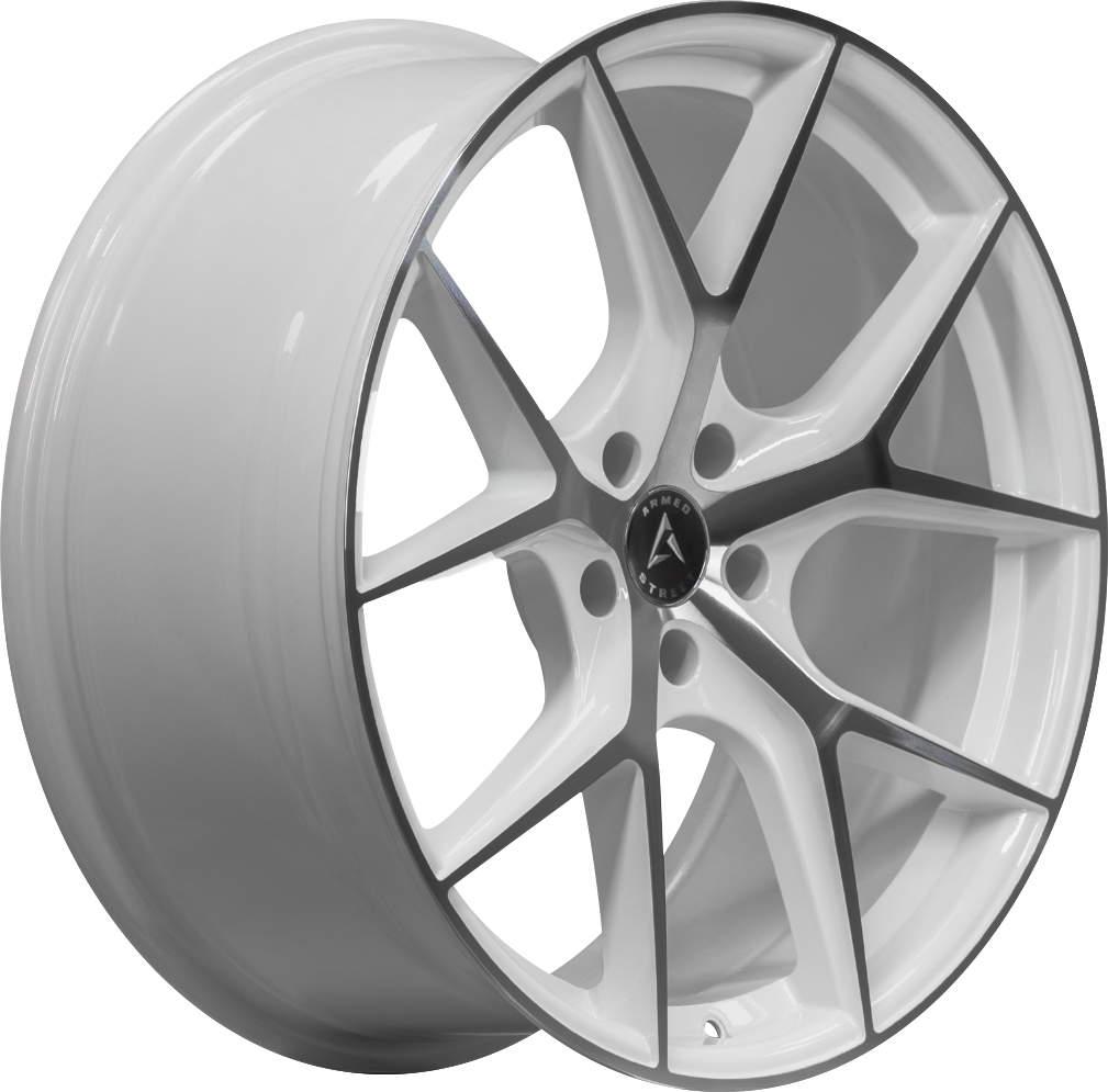 ARMED STREET SNIPER 74.1 20x10 5x112|5x114.3 37 GLOSS WHITE MACHINED