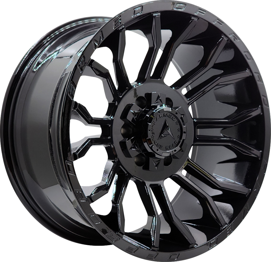 ARMED OFF-ROAD HAVOC 78.1 20x12 5x127|5x139.7 -44 FULL GLOSS BLACK