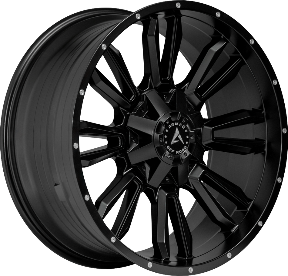 ARMED OFF-ROAD DAGGER 125.1 20x10 8x180 -24 SATIN BLACK