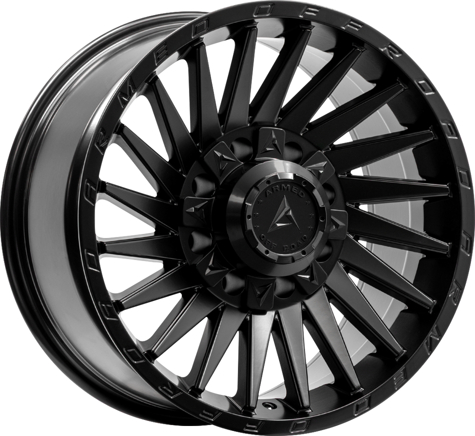ARMED OFF-ROAD MILITIA 125.1 20x9 8x165.1|8x170 12 MATTE BLACK
