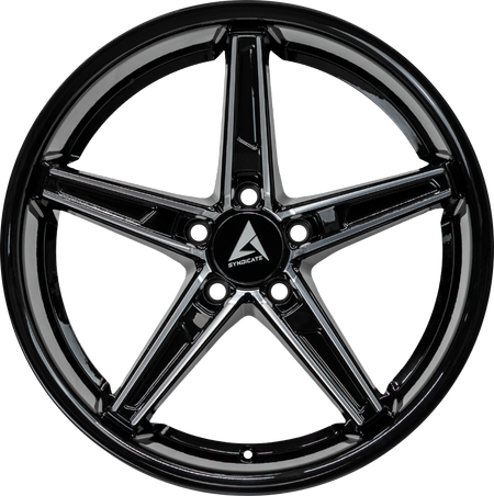 ARMED SYNDICATE DON 74.1 19x8.5 5x108|5x110 35 GLOSS BLACK MACHINED FACE