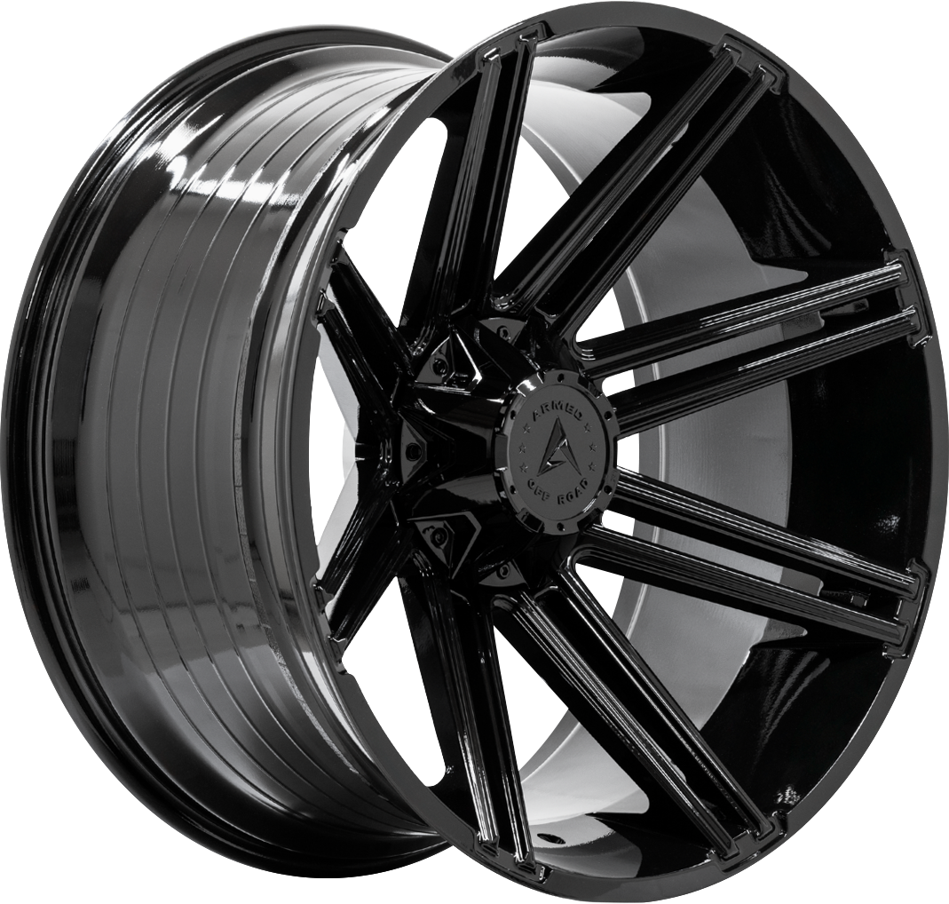 ARMED OFF-ROAD CHOPPER 78.1 22x10 5x127|5x139.7 -18 FULL GLOSS BLACK