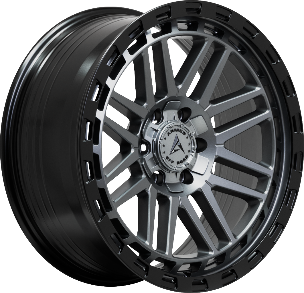 ARMED OFF-ROAD TANK 108.1 20x9 6x135|6x139.7 12 MATTE BLACK + GUNMETAL FACE