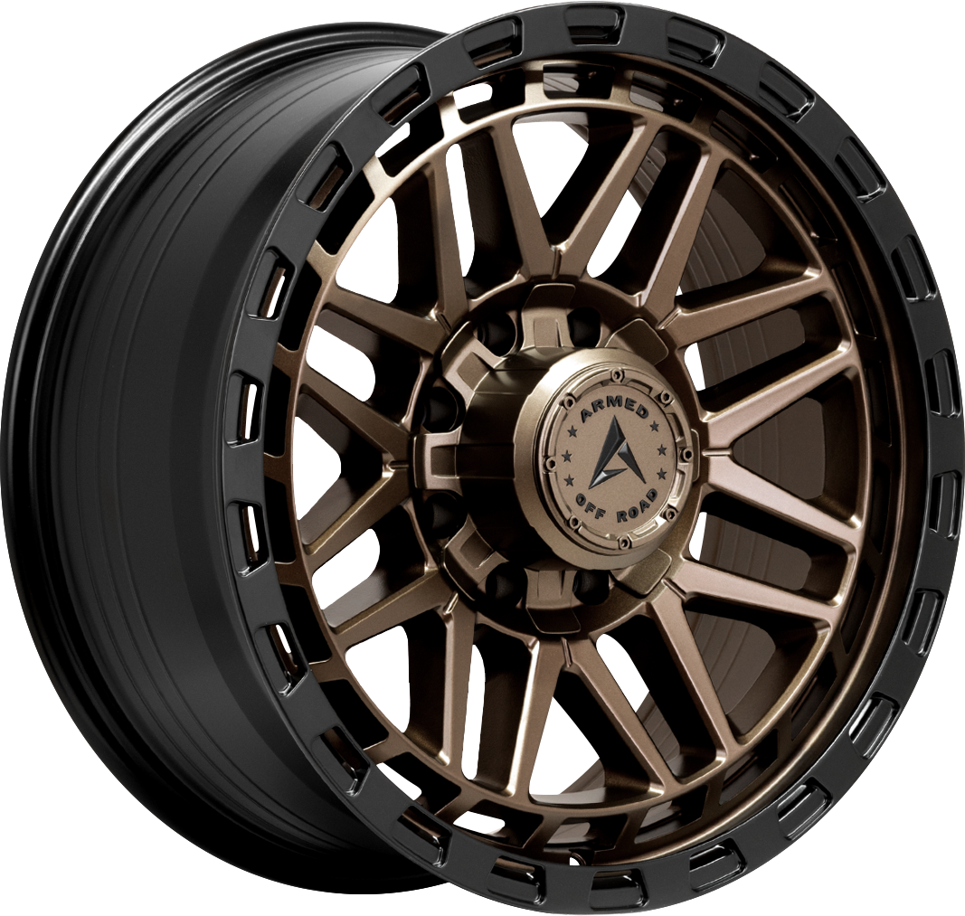 ARMED OFF-ROAD TANK 125.1 18x9 8x165.1|8x170 0 MATTE BLACK + BRONZE FACE