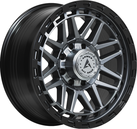 ARMED OFF-ROAD TANK 125.1 18x9 8x165.1|8x170 0 MATTE BLACK + GUNMETAL FACE