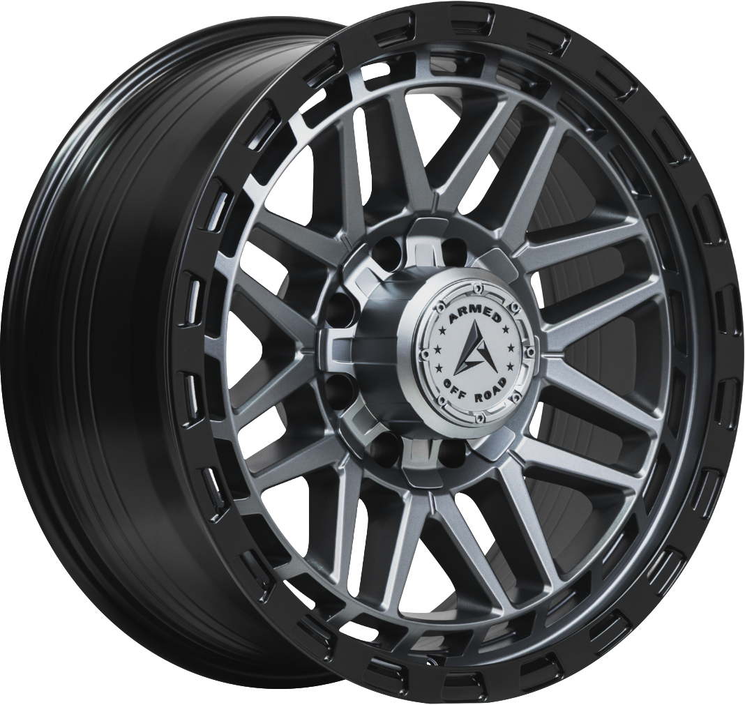 ARMED OFF-ROAD TANK 125.1 17x9 8x165.1|8x170 12 MATTE BLACK + GUNMETAL FACE