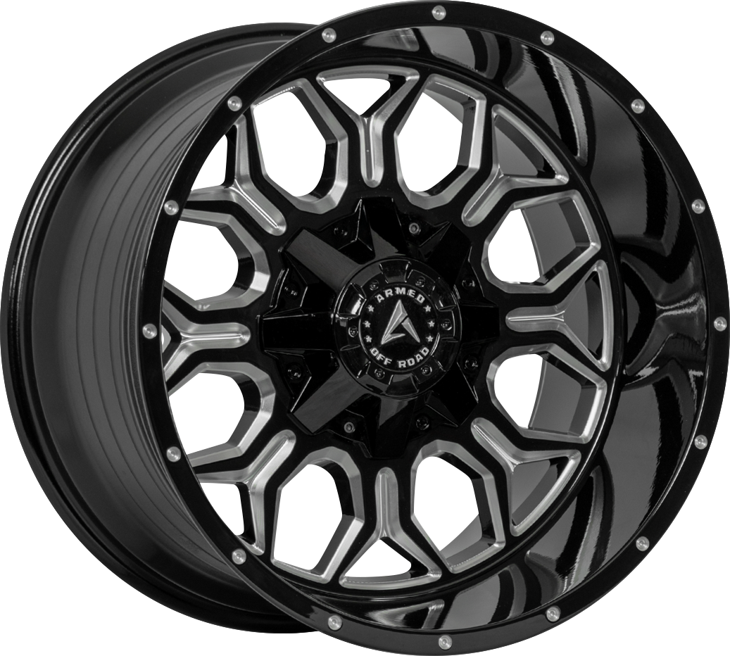 ARMED OFF-ROAD INFANTRY 108.1 20x9 6x135|6x139.7 0 GLOSS BLACK MILLED