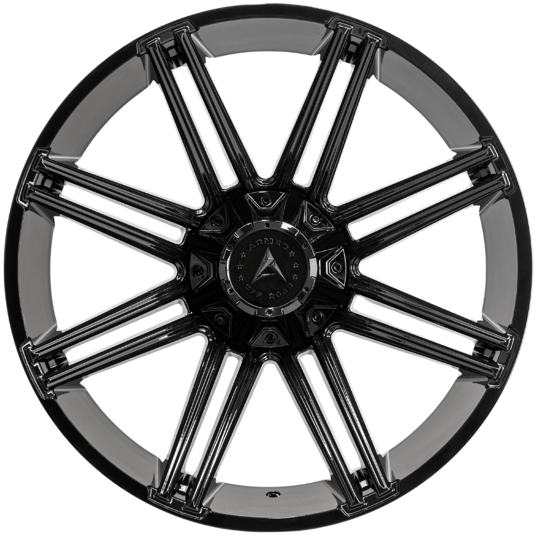 ARMED OFF-ROAD CHOPPER 87.1 24x12 Blank-5/6(114-150mm) -44 FULL GLOSS BLACK