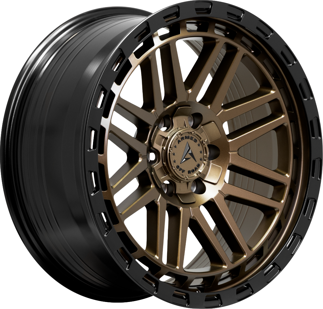 ARMED OFF-ROAD TANK 108.1 17x9 6x135|6x139.7 0 MATTE BLACK + BRONZE FACE