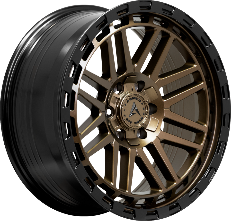 ARMED OFF-ROAD TANK 108.1 20x9 6x135|6x139.7 12 MATTE BLACK + BRONZE FACE