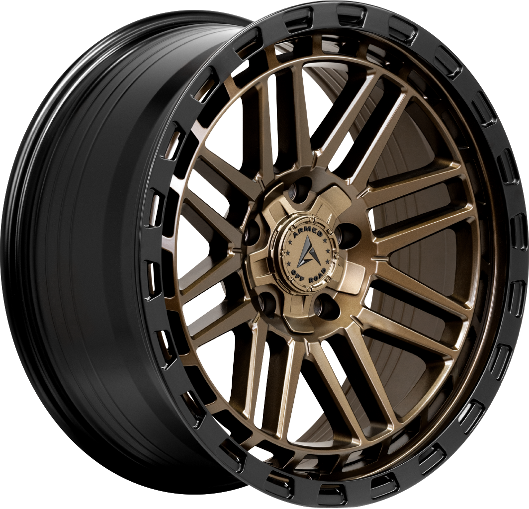 ARMED OFF-ROAD TANK 78.1 20x9 5x127|5x139.7 0 MATTE BLACK + BRONZE FACE