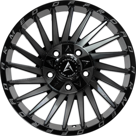 ARMED OFF-ROAD MILITIA 125.1 20x9 8x165.1|8x180 12 GLOSS BLACK MACHINED + TINT
