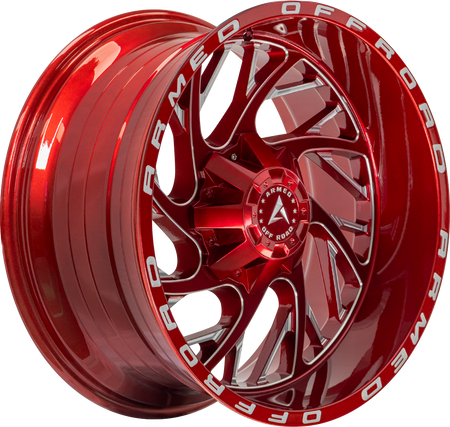 ARMED OFF-ROAD CARNAGE 125.1 20x10 8x165.1|8x170 -18 CANDY RED + MILLING & ARMED WRITING