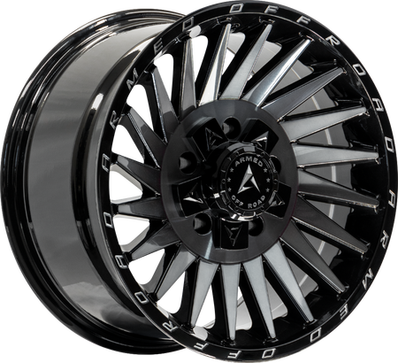 ARMED OFF-ROAD MILITIA 125.1 17x9 8x165.1|8x170 12 GLOSS BLACK MACHINED + TINT
