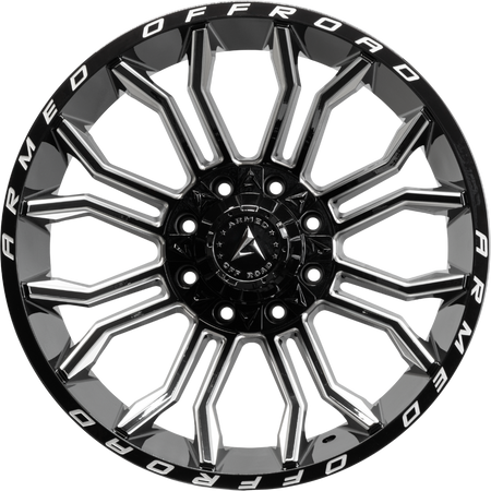ARMED OFF-ROAD HAVOC 125.1 24x12 8x165.1|8x180 -44 GLOSS BLACK MILLED