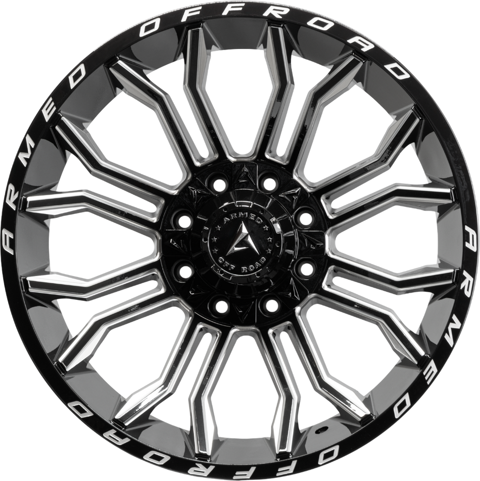 ARMED OFF-ROAD HAVOC 78.1 22x10 5x127|5x139.7 0 GLOSS BLACK MILLED