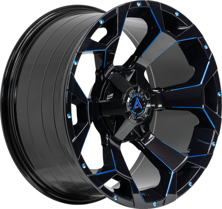 ARMED OFF-ROAD BOMBER 110.1 20x10 5x139.7|5x150 0 GLOSS BLACK BLUE MILLED