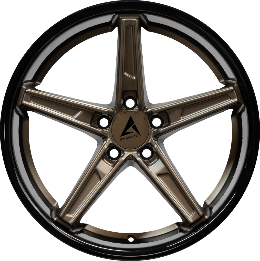 ARMED SYNDICATE DON 74.1 20x9 5x120 35 MATTE BRONZE FACE + GLOSS BLACK LIP