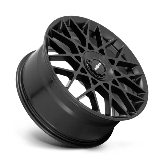 ROTIFORM R165 BLQ - C MATTE BLACK 19X8.5 +45 5X108|5X114.3MM 72.6MM - JB Performance