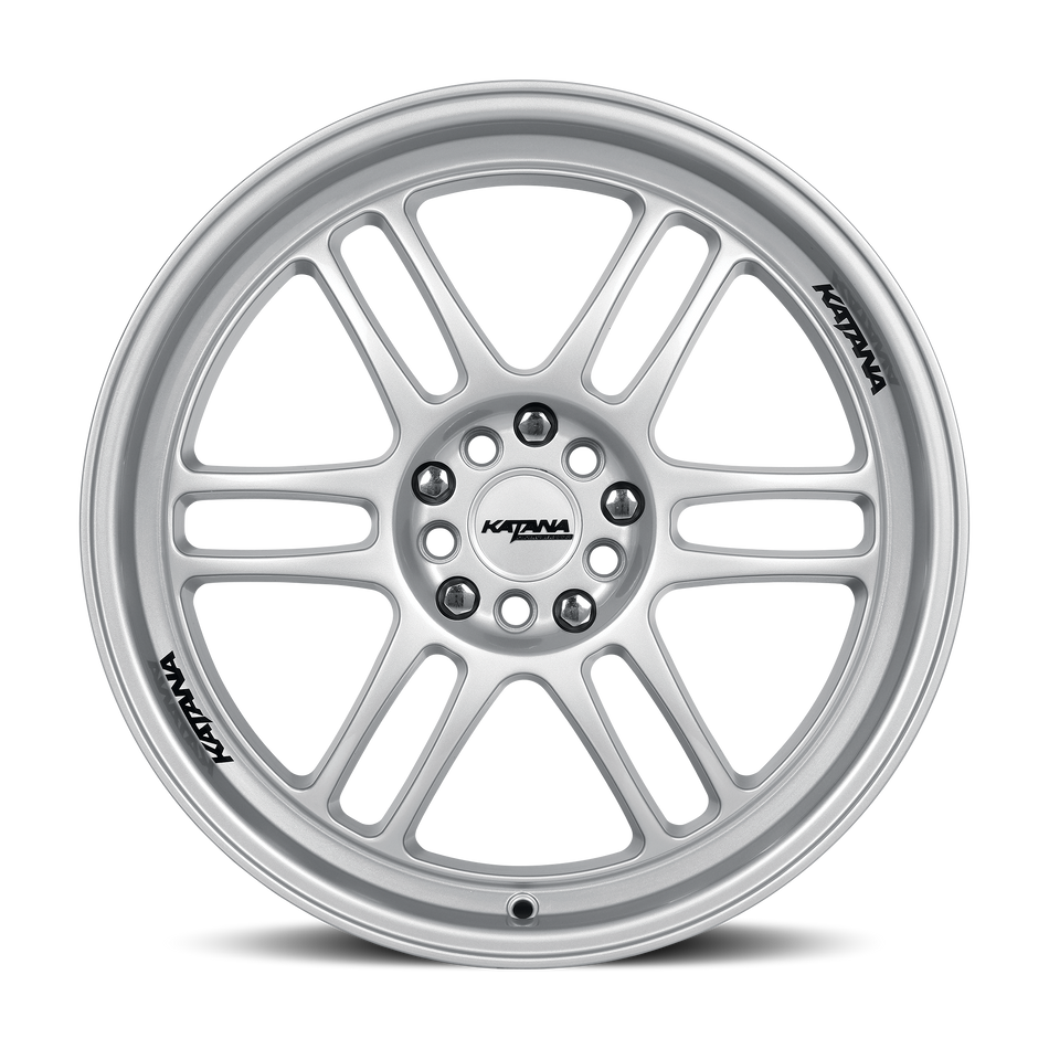 Katana – KR02 Gloss Sliver – 17X7.5 – 5x100/5x114.3 – 40 mm – Glossy Sliver