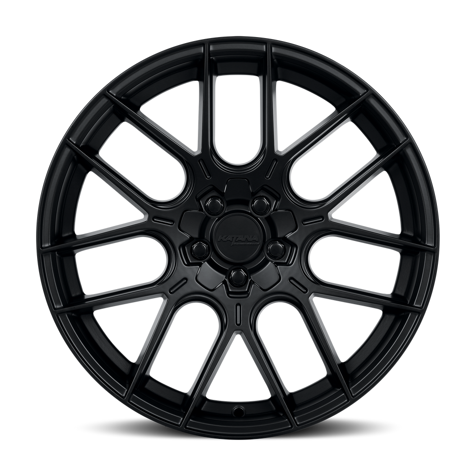 Katana – KR04 Matte Black – 20X8.5 – 5x108/5x114.3 – 40 mm – Matte Black