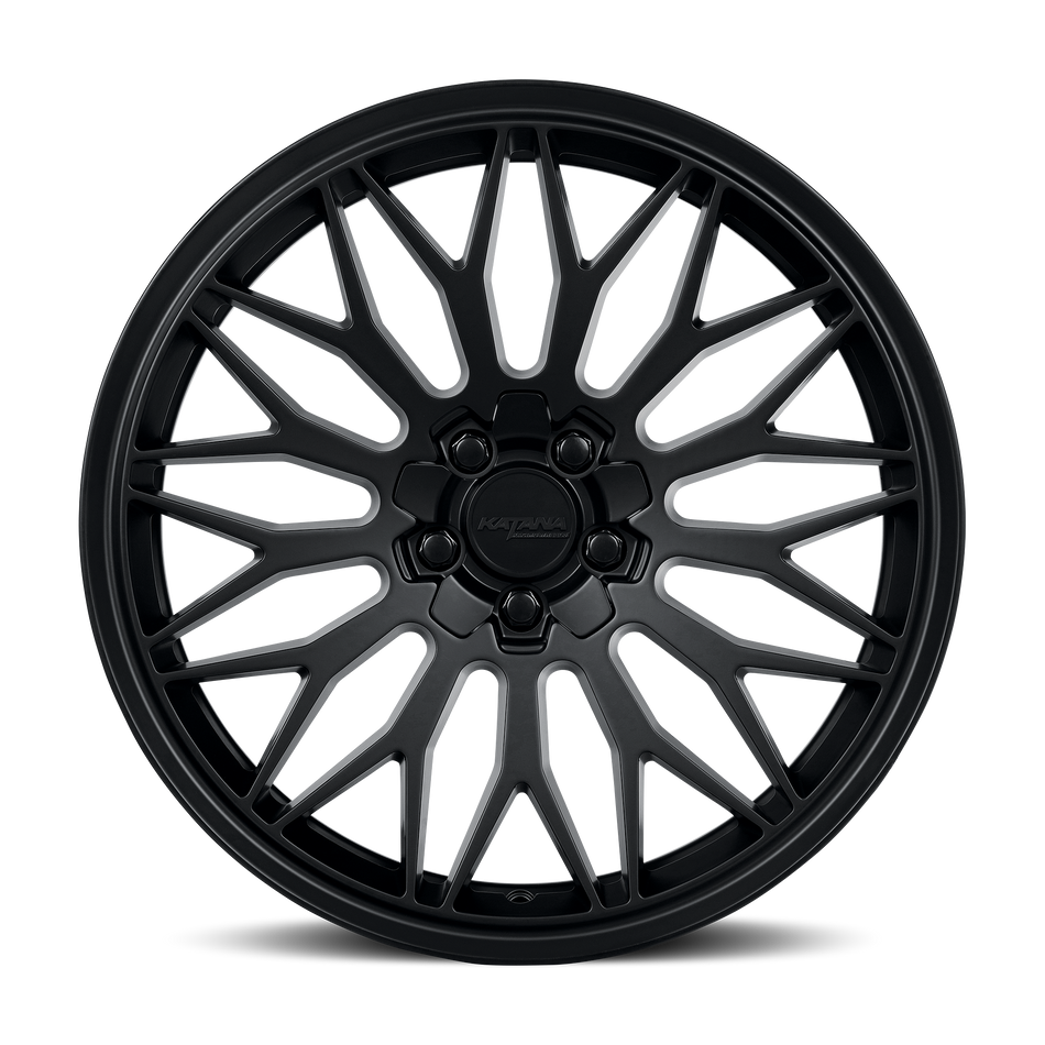 Katana – KR05 Matte Black – 17X7.5 – 5x108/5x114.3 – 40 mm – Matte Black