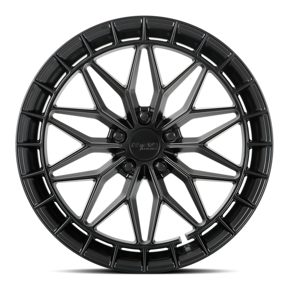 Katana – KR12 Matte Black – 20X8.5 – 5x114.3 – 40 mm – Matte Black