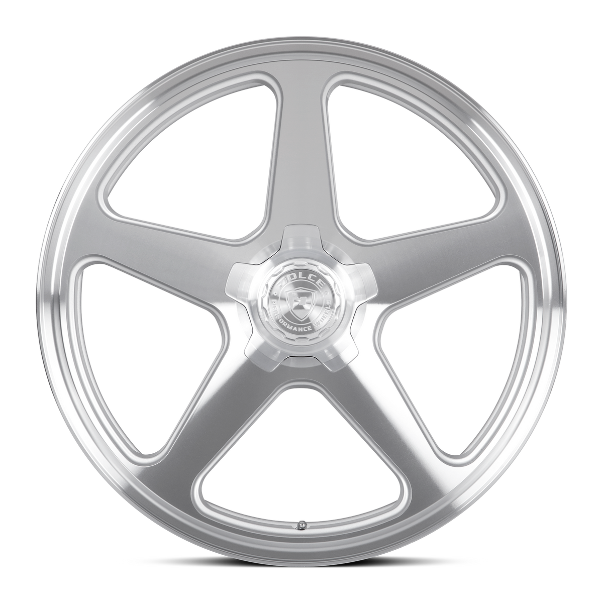 Dolce Performance – Stella Gloss Silver – 18X8.5 – 5x120 – 35 mm – Gloss Silver Machined Face