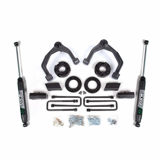Zone offroad 3.5 Inch Lift Kit | Chevy Silverado & GMC Sierra 1500 (19 - 24) 4WD - JB Performance